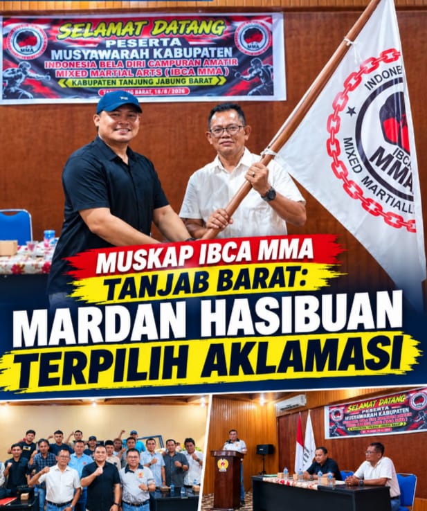 MUSKAP IBCA MMA TANJAB BARAT: MARDAN HASIBUAN TERPILIH AKLAMASI