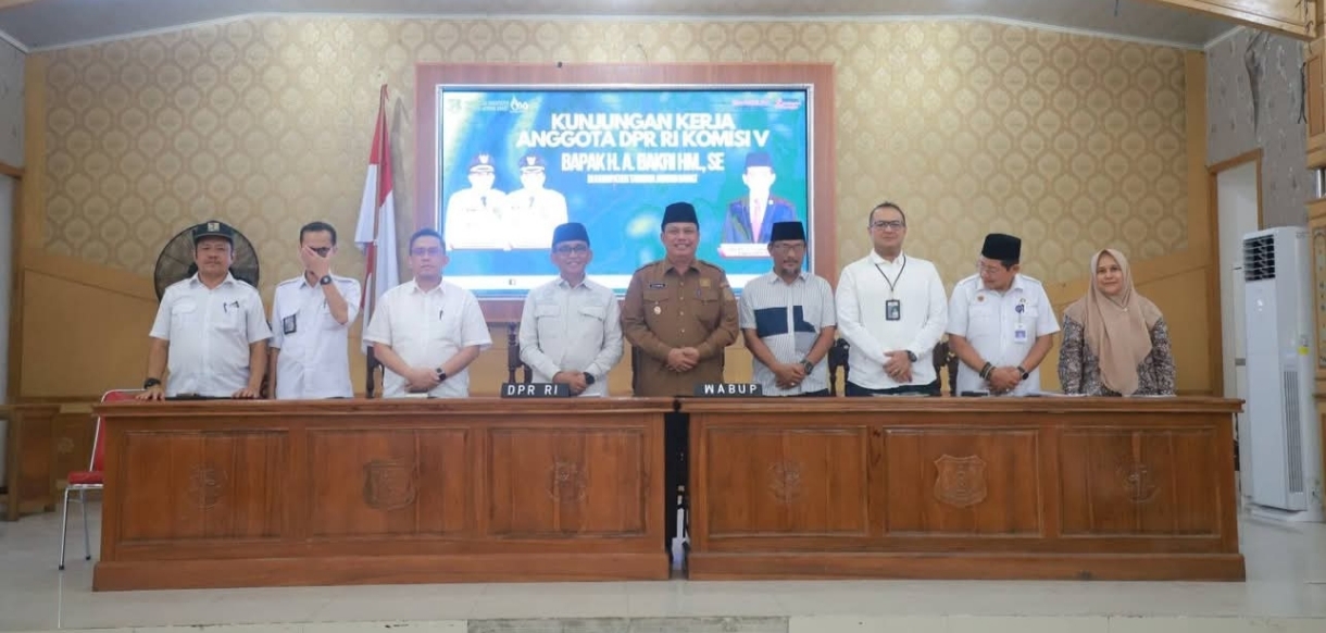 Wabup Katamso Terima Kunjungan Reses Komisi V DPR RI, Usulkan Percepatan Infrastruktur Strategis