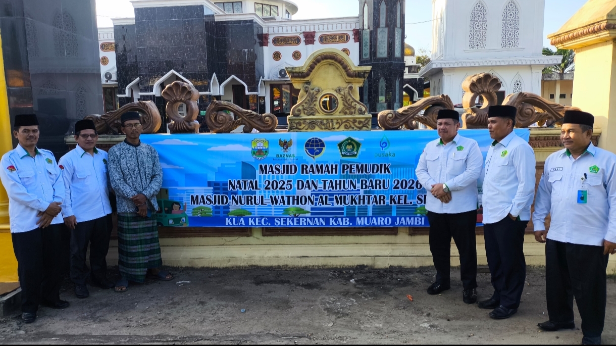Libur Nataru, Kemenag Jambi Siapkan Masjid Ramah Pemudik