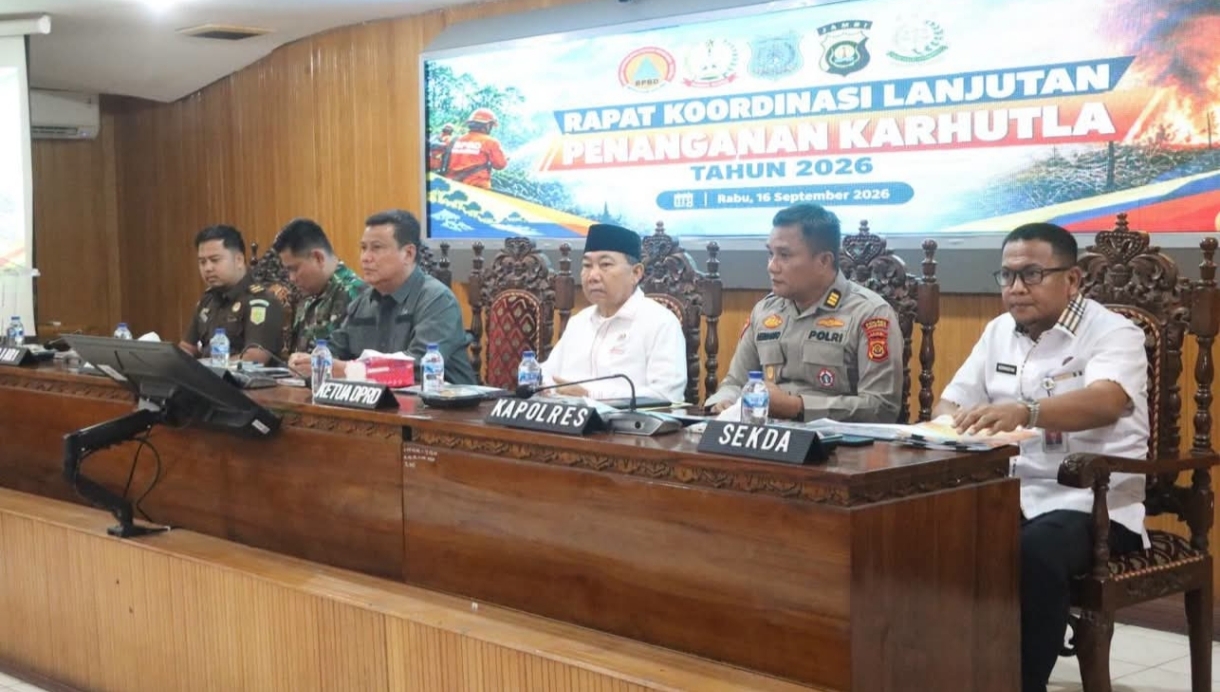 Wabup Katamso Buka Rakor Lanjutan Penanganan Karhutla, Tegaskan Sinergi Semua Pihak
