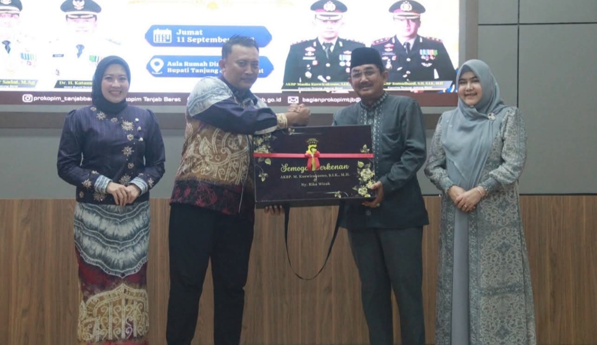 Malam Pisah Sambut Kapolres Tanjab Barat, Sinergi Pemerintah dan Kepolisian Terus Diperkuat