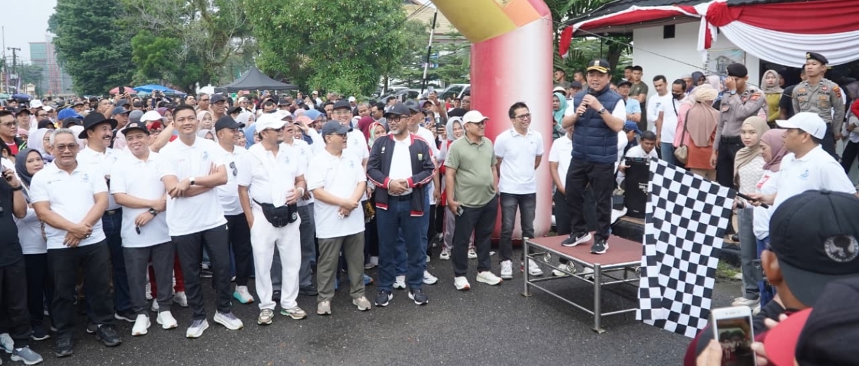 HUT Ke-69 Provinsi Jambi, Gubernur Al Haris Ajak Warga Jalan Santai dan Buka Pasar Tani