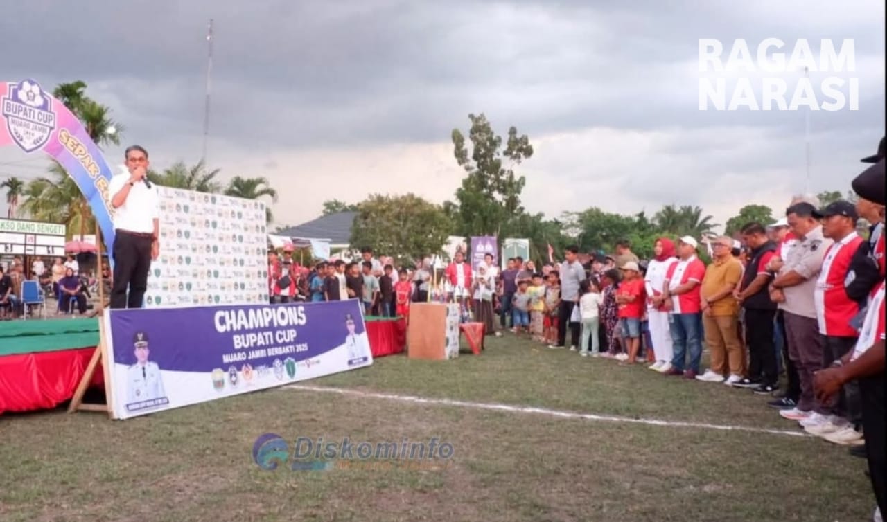 Bupati Apresiasi Panitia Event Bola Bupati Cup Muaro Jambi Berbakti 2025