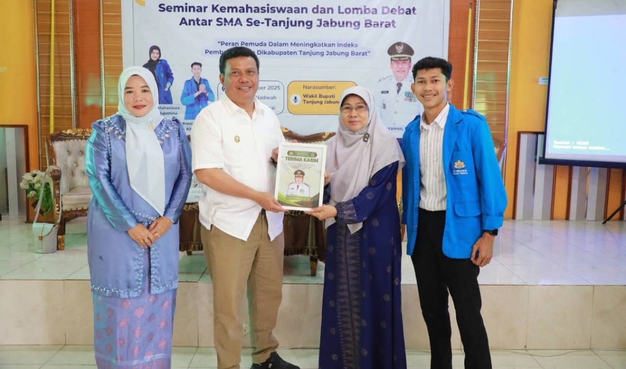 Wabup Katamso Sampaikan IPM dan Perekonomian Di Tanjab Barat 