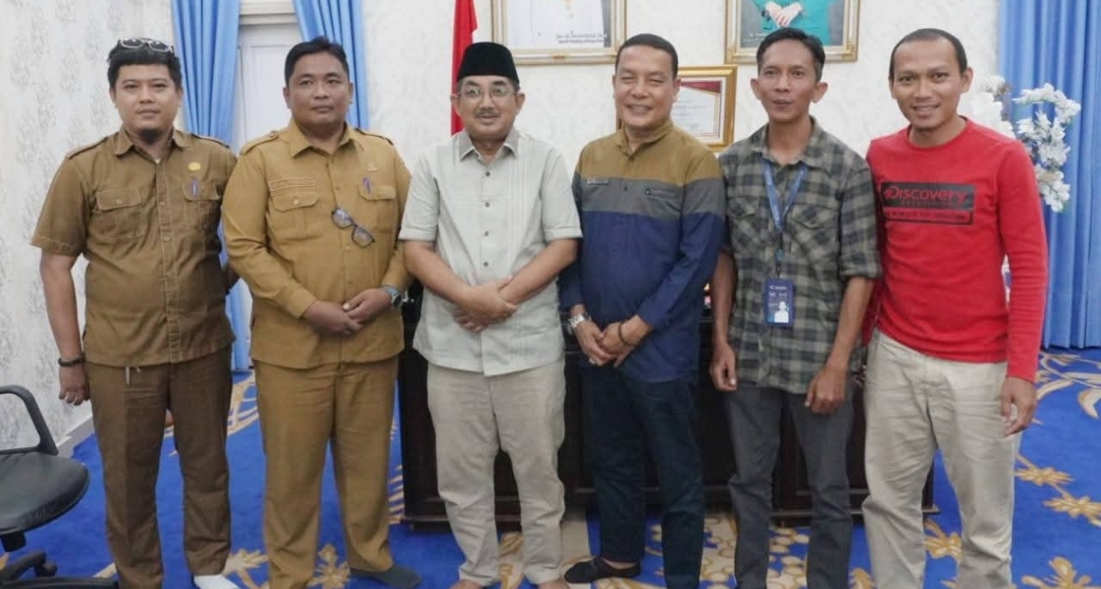 Sinergi Pengelolaan Informasi dan Pelestarian Lingkungan, Bupati Tanjab Barat Terima Audiensi LKBN ANTARA Biro Jambi
