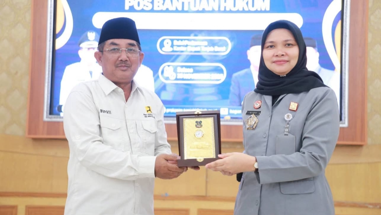 Bupati Anwar Sadat Tegaskan Komitmen Wujudkan Pemerintahan Desa dan Kelurahan yang Taat Hukum melalui Sosialisasi Posbakum