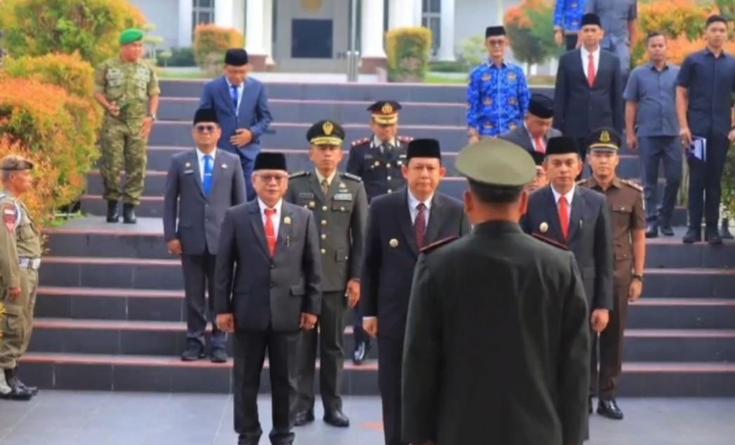 Ketua DPRD Muaro Jambi Aidi Hatta Kompak Upacara Hari Lahir Pancasila