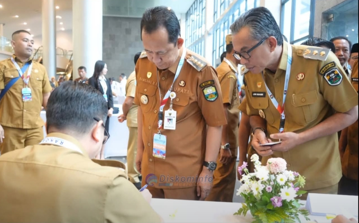 Bupati Beserta Wakil Bupati Muaro Jambi Hadiri Rakornas Pemerintah Pusat Tahun 2026