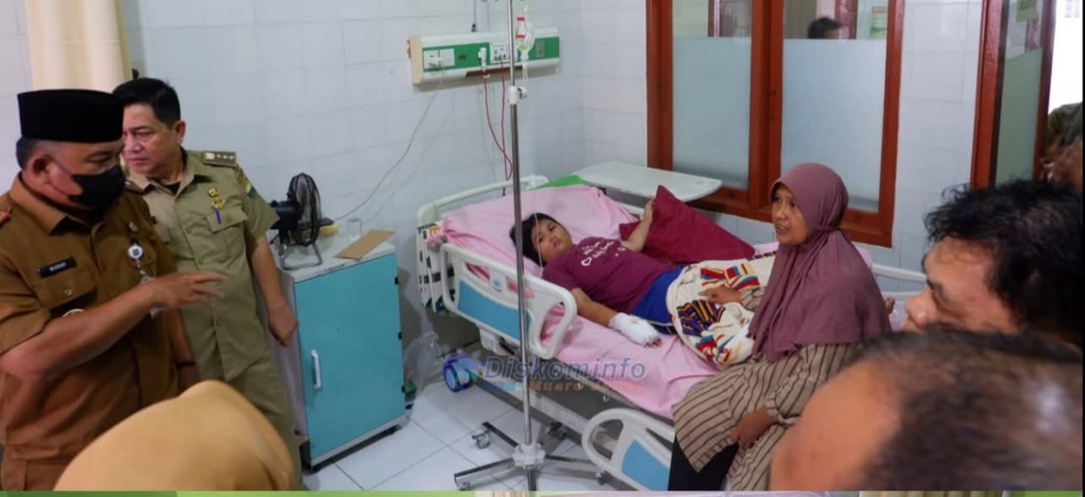 Sekda Budhi Hartono Kembali Kunjungi Pasien Diduga Keracunan MBG