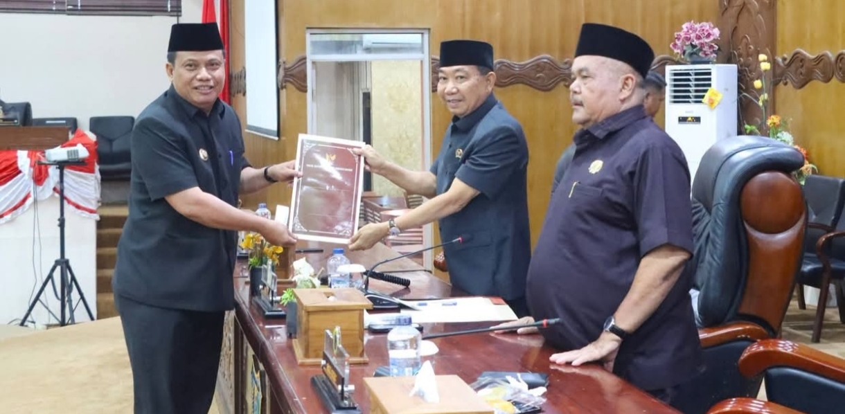 Wabup Katamso Hadiri Paripurna Penyampaian Nota Pengantar Rancangan APBD TA.2027