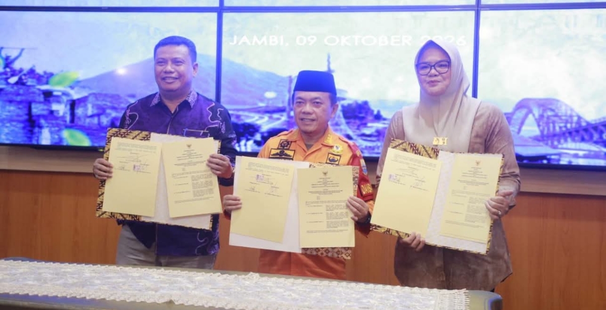 Wabup Katamso Teken Komitmen PI 7% WK Jabung, Dorong Optimalisasi Pendapatan Daerah dan Kepastian Batas Wilayah