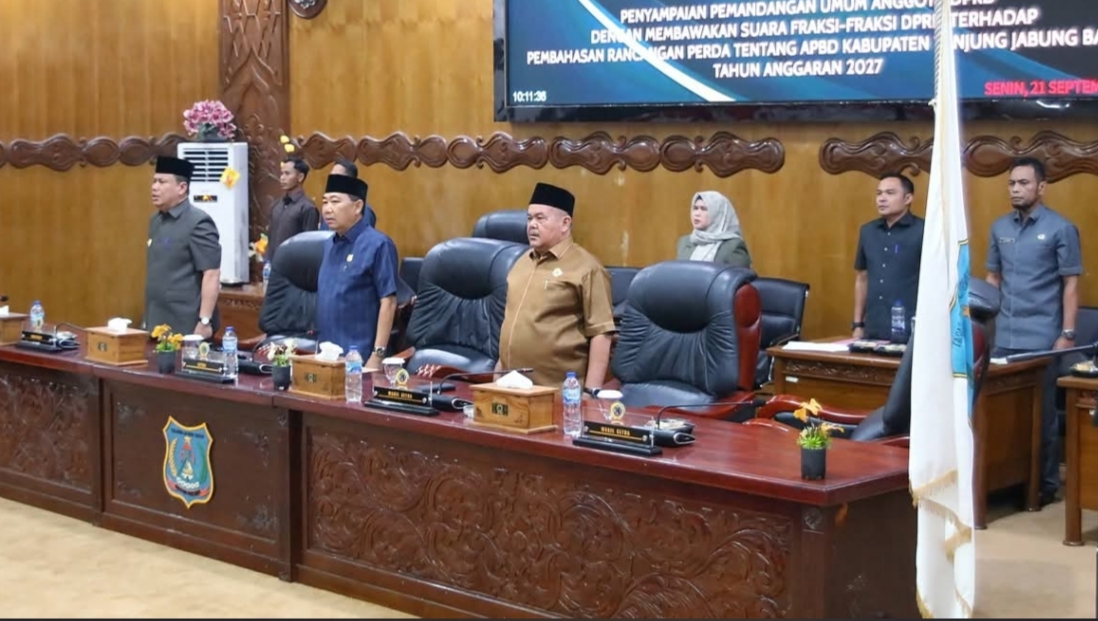 Wabup Katamso Hadiri Paripurna, Seluruh Fraksi Setujui Ranperda APBD 2027