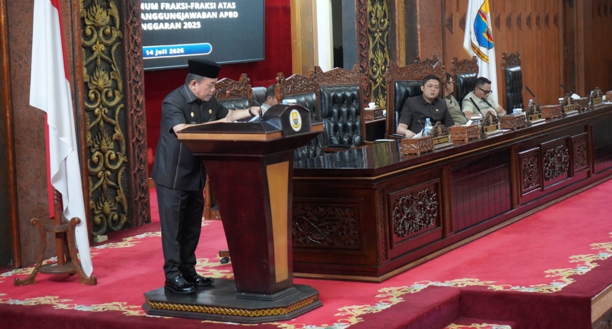 Gubernur Al Haris Jawab Pandangan Umum Fraksi DPRD: Komitmen Perkuat Tata Kelola dan Kesejahteraan Masyarakat