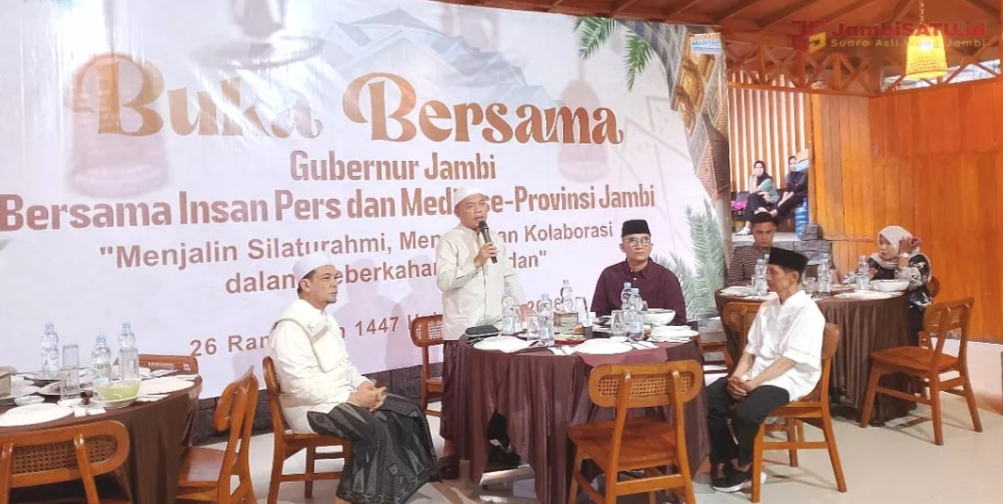 Gubernur Al Haris Minta Kolaborasi Pemprov  dengan Insan Pers Ditingkatkan dalam Membangun Jambi